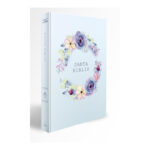 BIBLIA RVR 1960 TAPA DURA FLORES AZULES