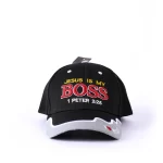 GORRA JESUS IS MY BOSS NEGRA
