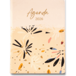 AGENDAS 2026 ROSADA TIPO PIEL