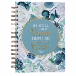 LIBRETA EN ESPIRAL BE STILL AND KNOW