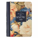 LIBRETA CON ZÍPER BE STILL AND KNOW