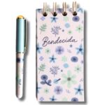 LIBRETA PEQUEÑA Y BOLÍGRAFO BENDECIDA