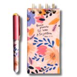 LIBRETA PEQUEÑA Y BOLÍGRAFO BUSCA PRIMERO SU JUSTICIA