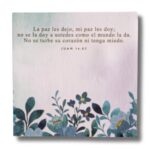 NOTAS ADHESIVAS CON VERSÍCULO JUAN 14:27