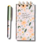 LIBRETA PEQUEÑA Y BOLÍGRAFO ORA ESPERA CONFÍA