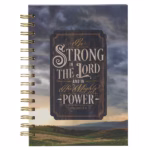 LIBRETA EN ESPIRAL STRONG IN THE LORD