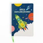 BIBLIA RVR1960 PARA NIÑOS EXPLORADORES SÍMIL PIEL AZUL