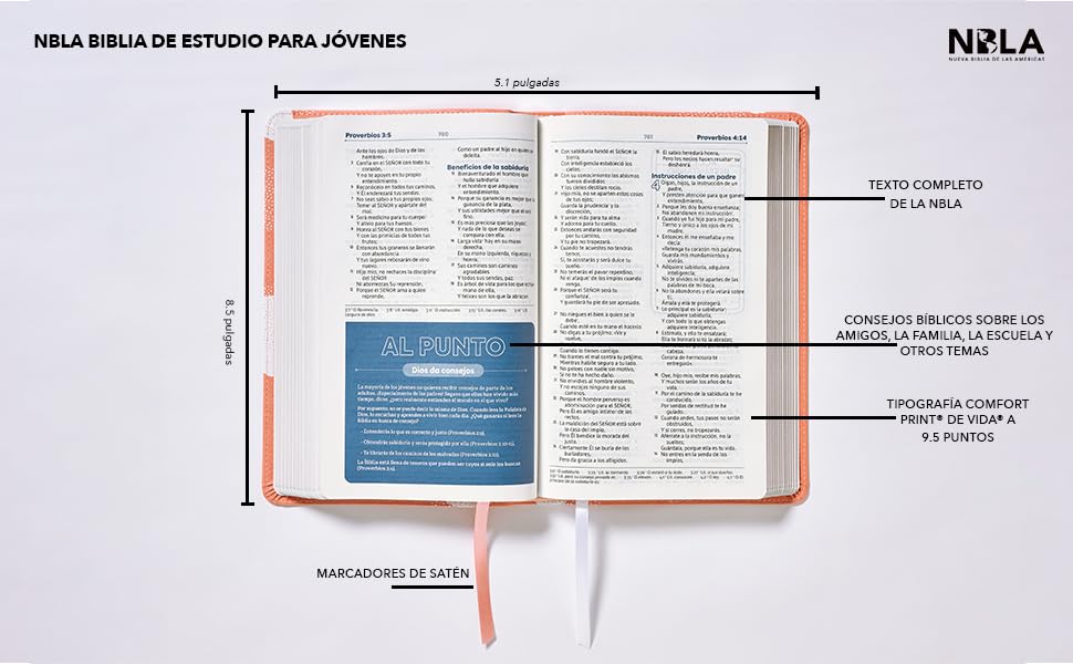 BIBLIA NBLA DE ESTUDIO PARA JÓVENES ADOLESCENTES