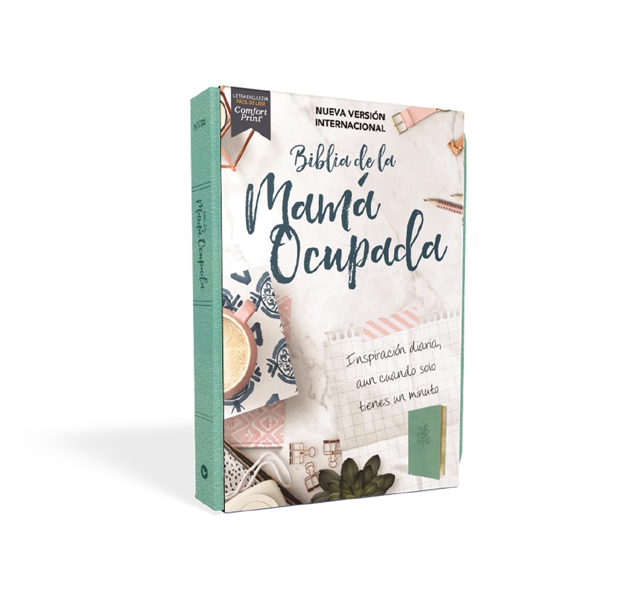 BIBLIA NVI DE LA MAMÁ OCUPADA TURQUESA