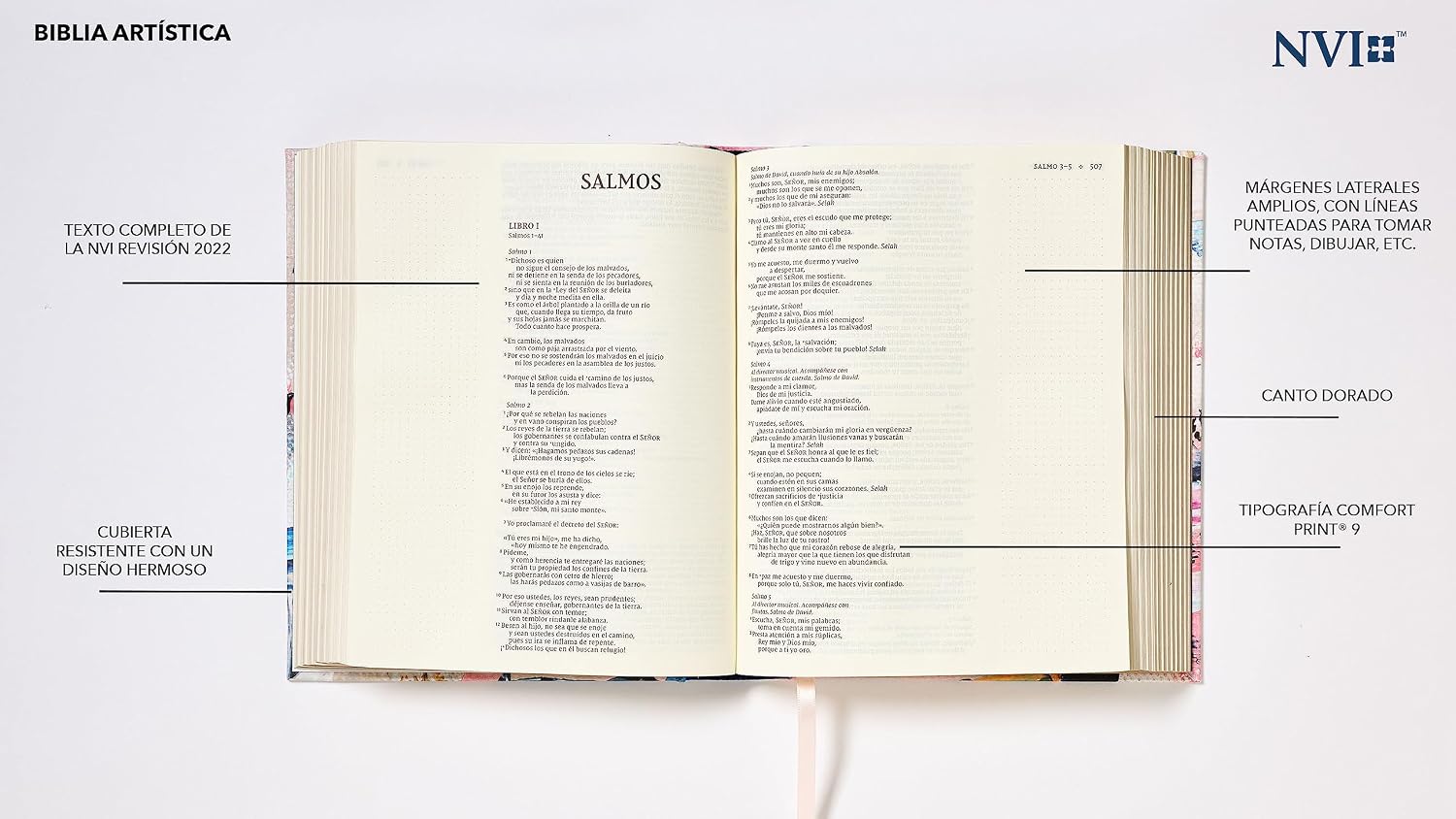 BIBLIA NVI REVISIÓN 2022 EDICIÓN ARTÍSTICA TAPA DURA