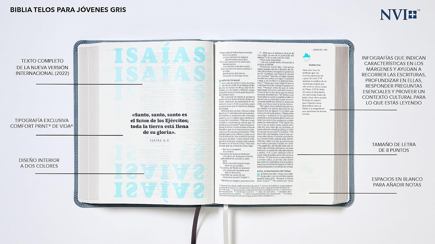 BIBLIA NVI TELOS PARA JÓVENES REVISIÓN 2022