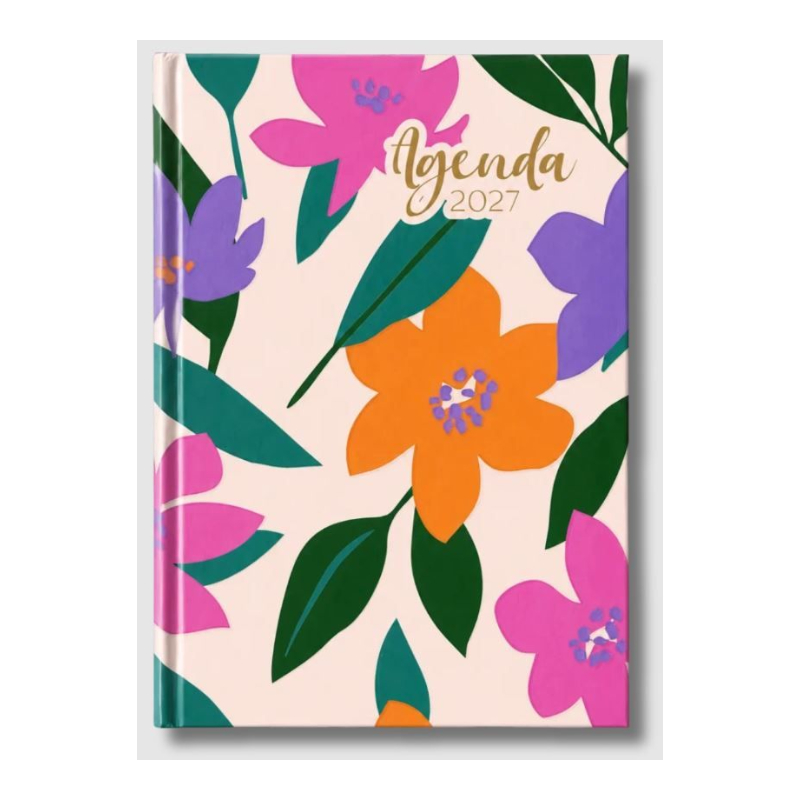 AGENDA 2027 FLORES CREMA